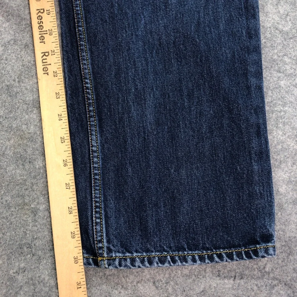 Diesel Mens Jeans Size 38x30 Straight Leg Button Fly Blue Medium Wash Denim